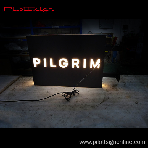 custom front illuminated advertising LED light box